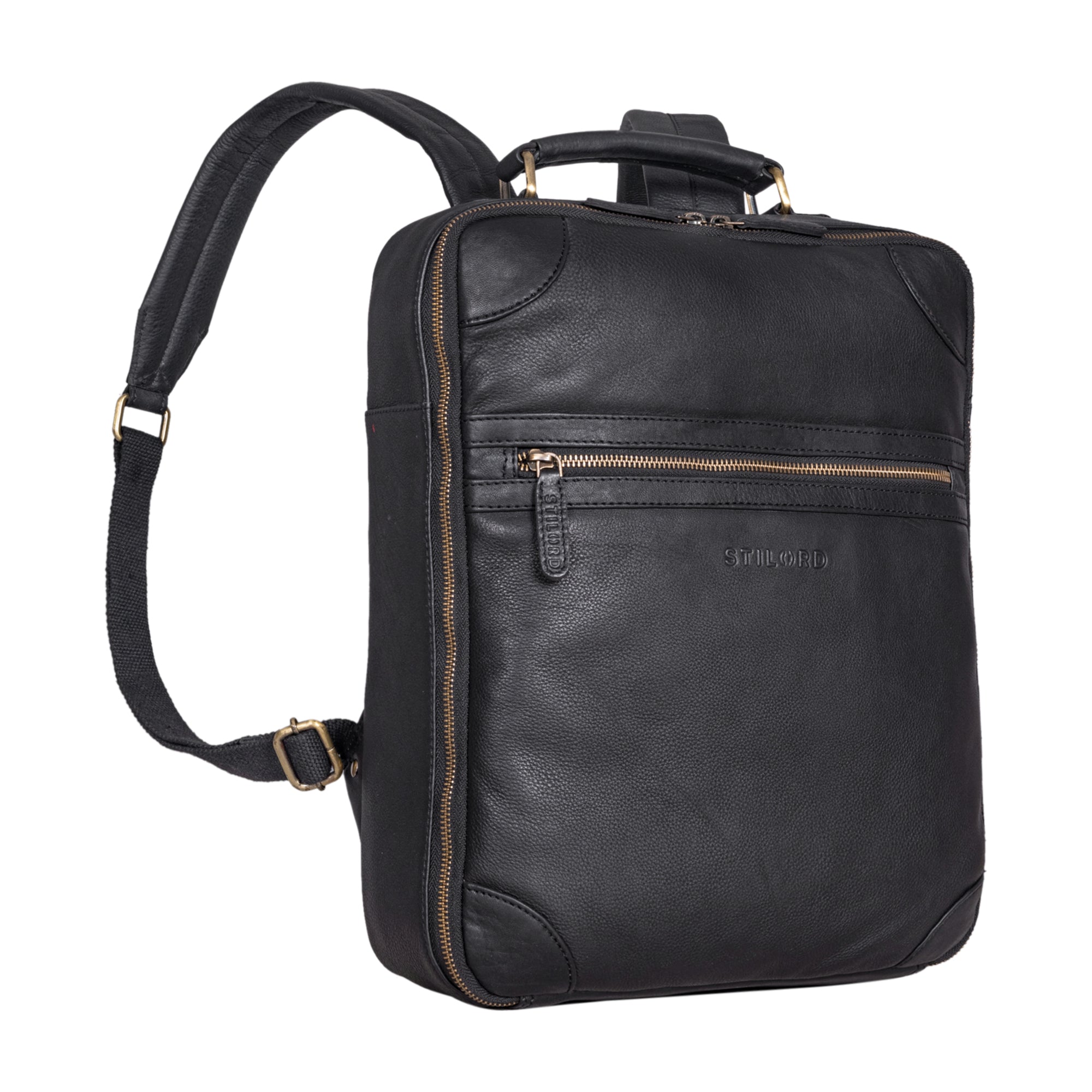 Businessrucksack echtes Leder