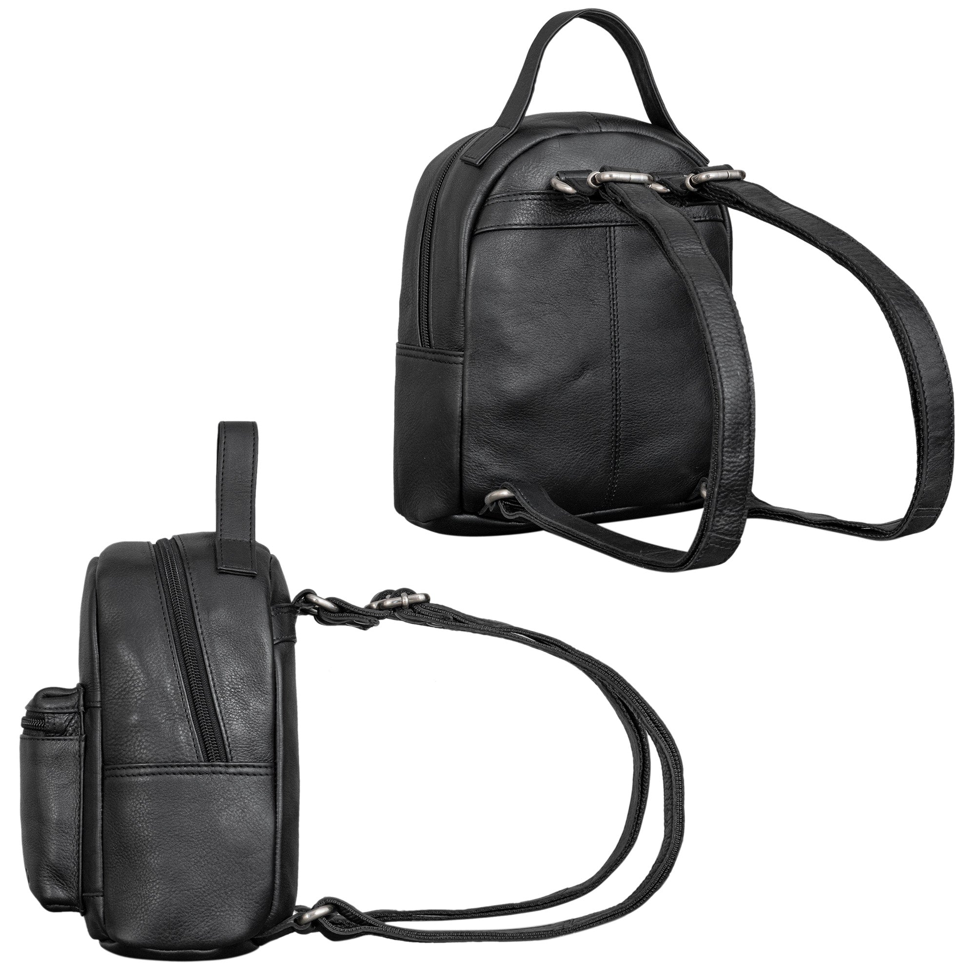 Rucksack klein Echtleder
