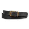 Ledergürtel Herren Schwarz 34 mm kürzbar