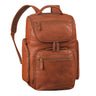 "Reggie" XL Leder Rucksack Herren mit 15 - 17 Zoll Laptop Fach Groß