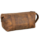 Leder Necessaire Vintage groß