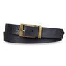 Ledergürtel Herren Schwarz 34 mm kürzbar