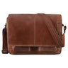 "Curtis" 15 Zoll Messenger Bag Leder