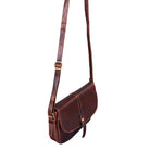 Damen Leder Ausgehtasche Vintage