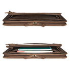Dokumentenmappe DIN A4 Leder braun Milano