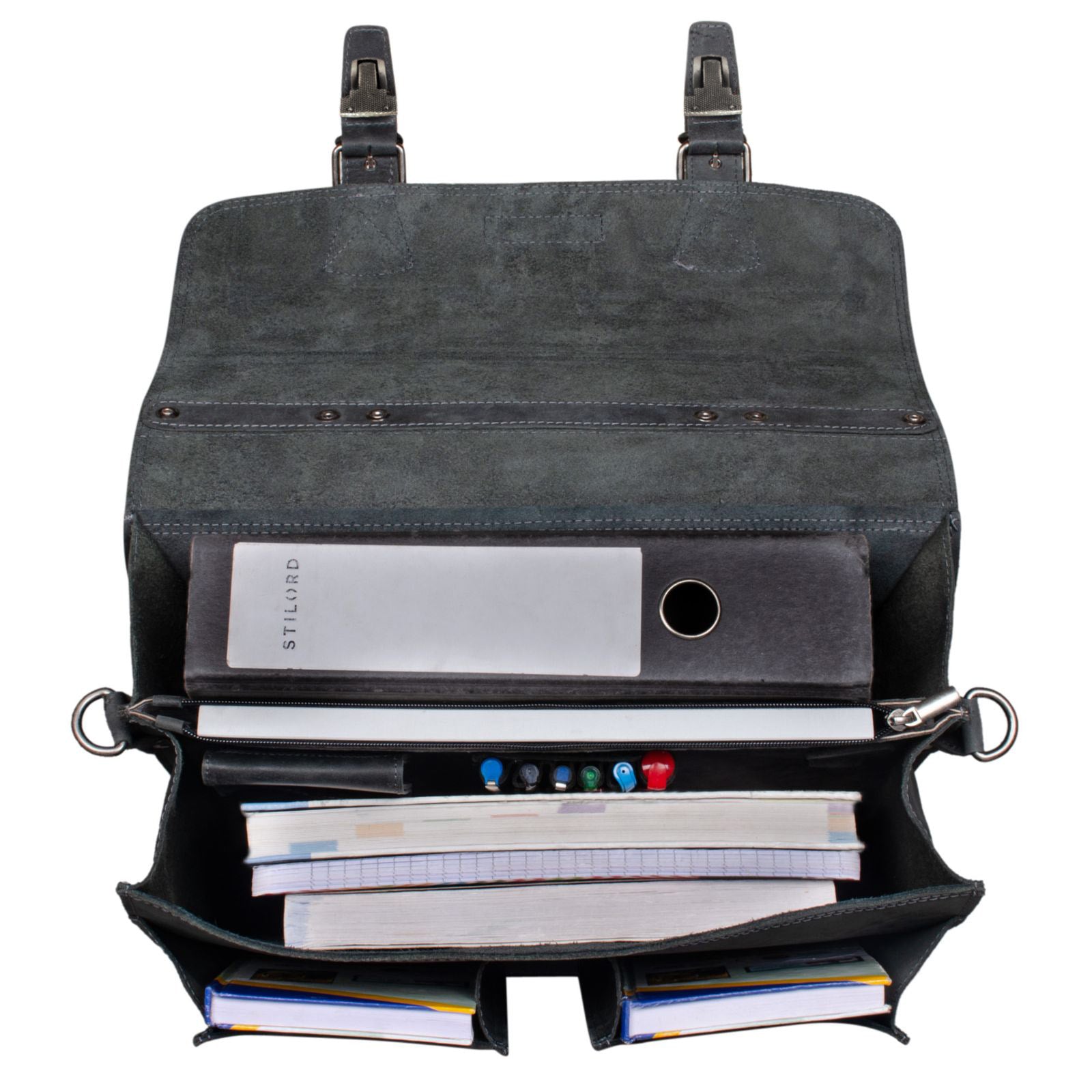 Aktentasche 15.6 Zoll Laptoptasche Leder