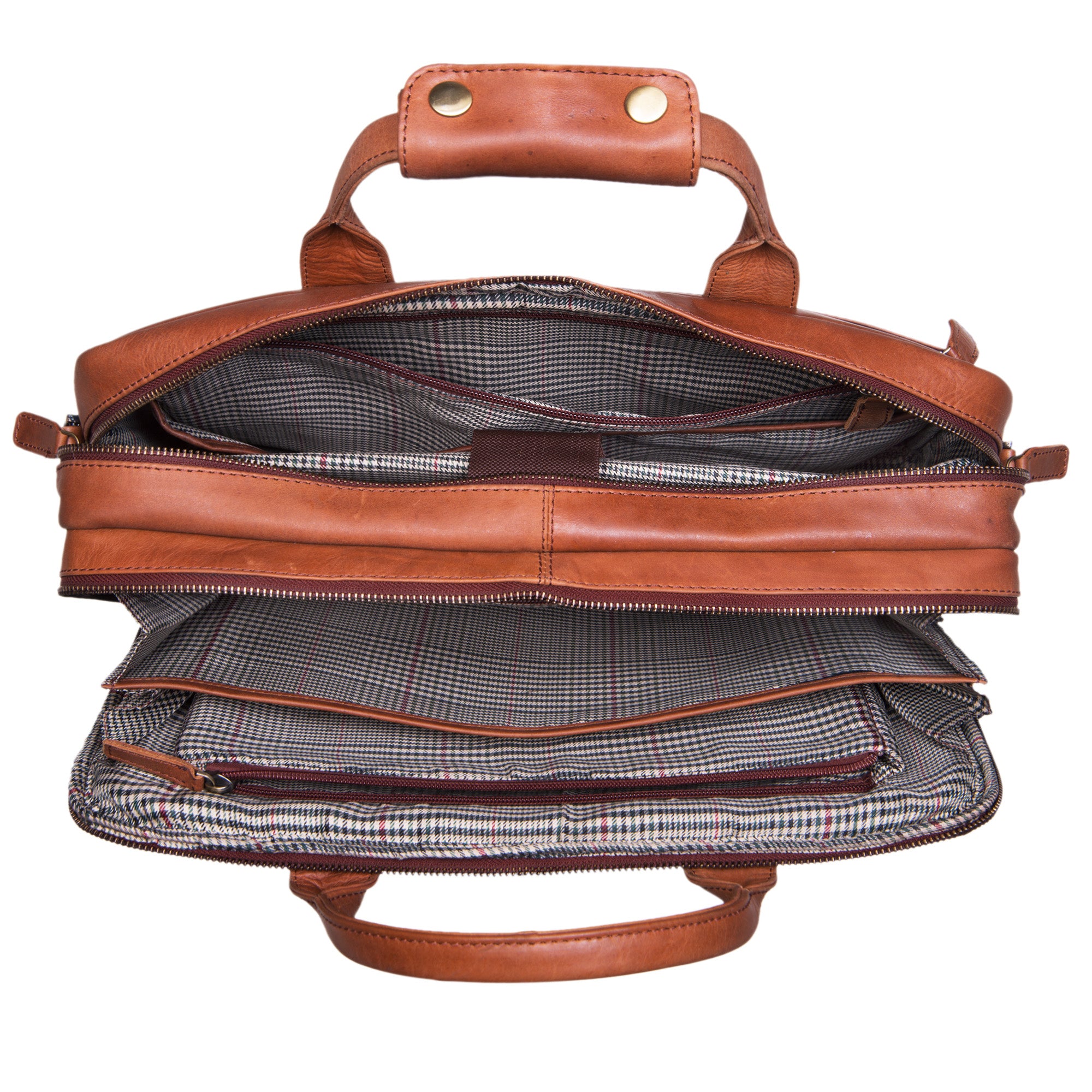XL Aktentasche Leder braun