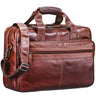 Vintage Leder Aktentasche vegetabil gegerbt