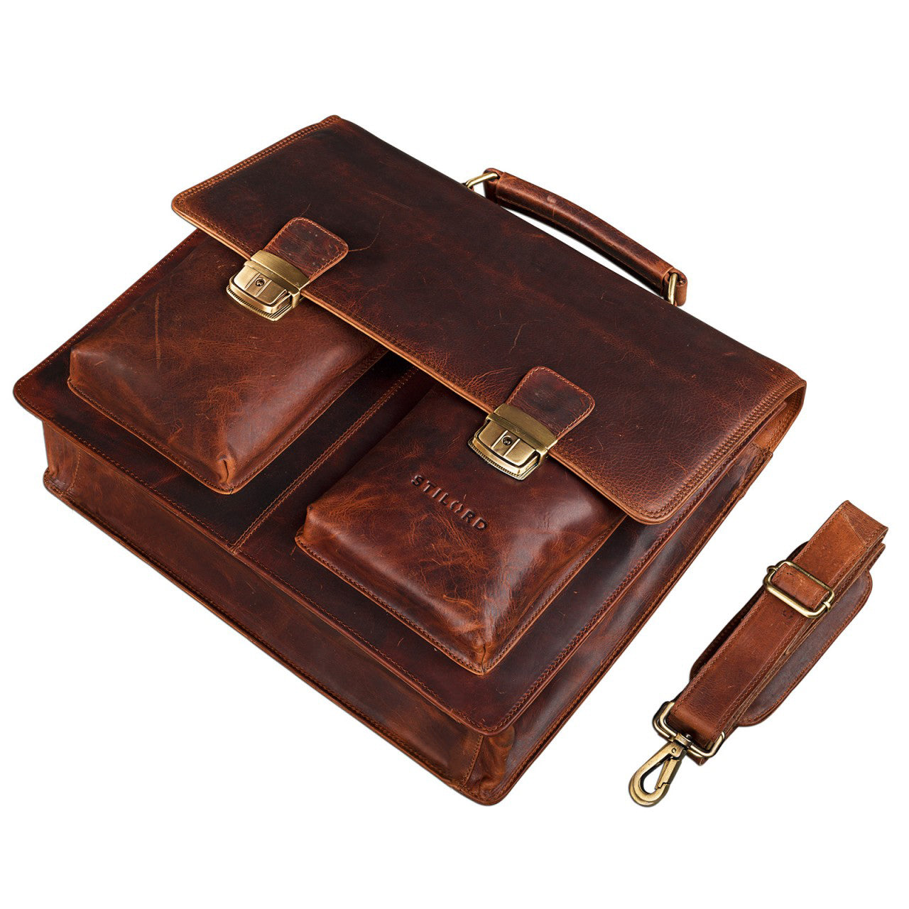 Laptoptasche braun