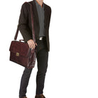 Aktentasche Leder Herren Damen