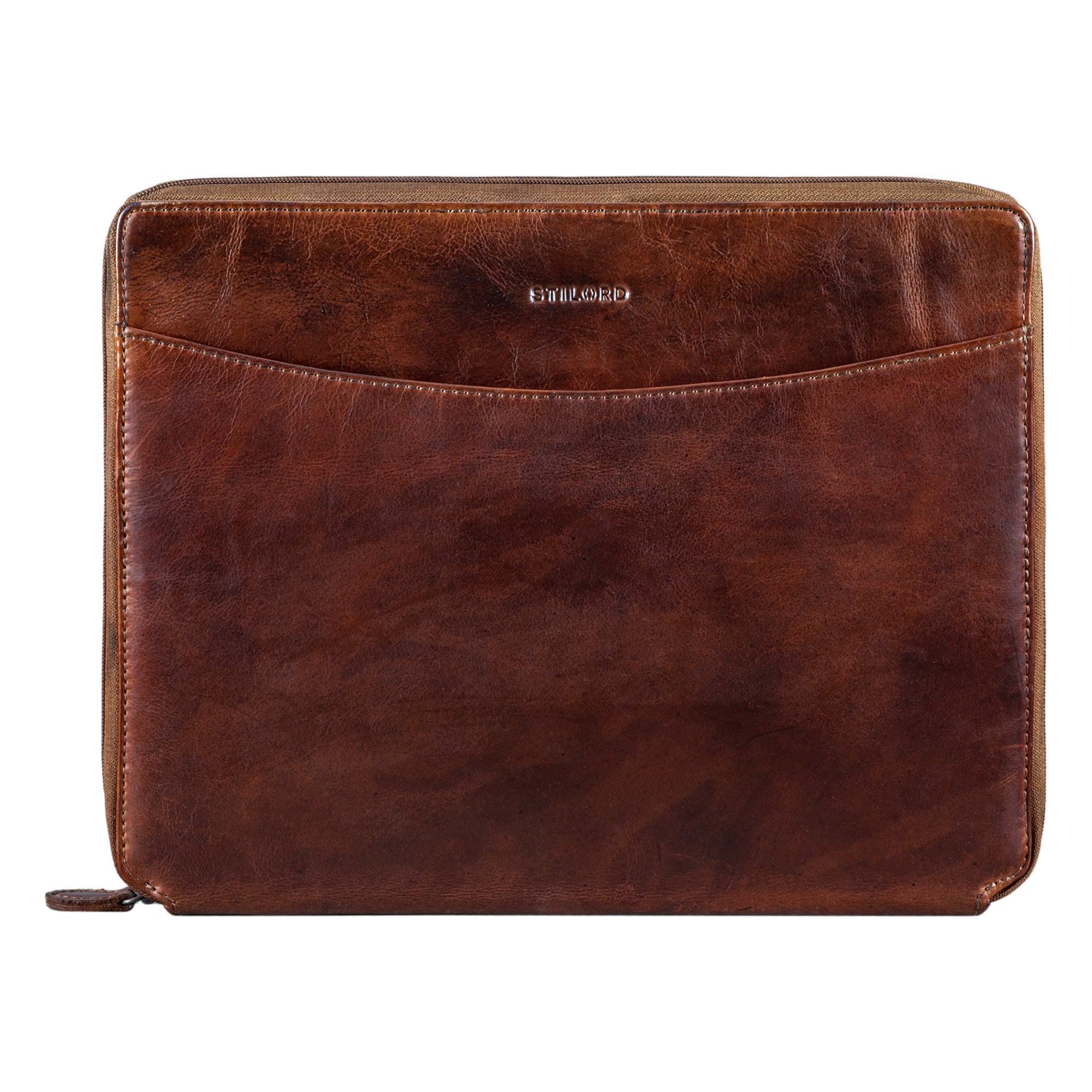 Elegante aktentasche Leder Braun