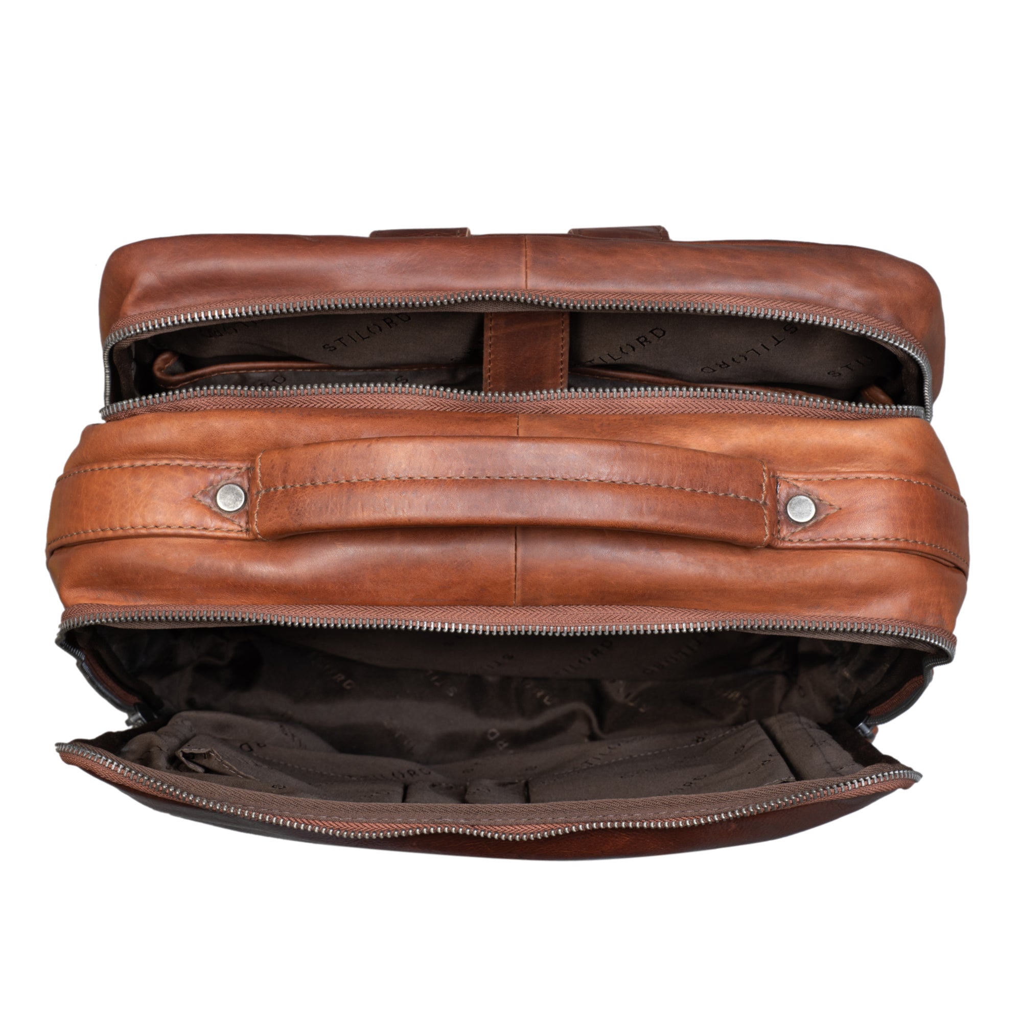 Business Backpack Leder Herren