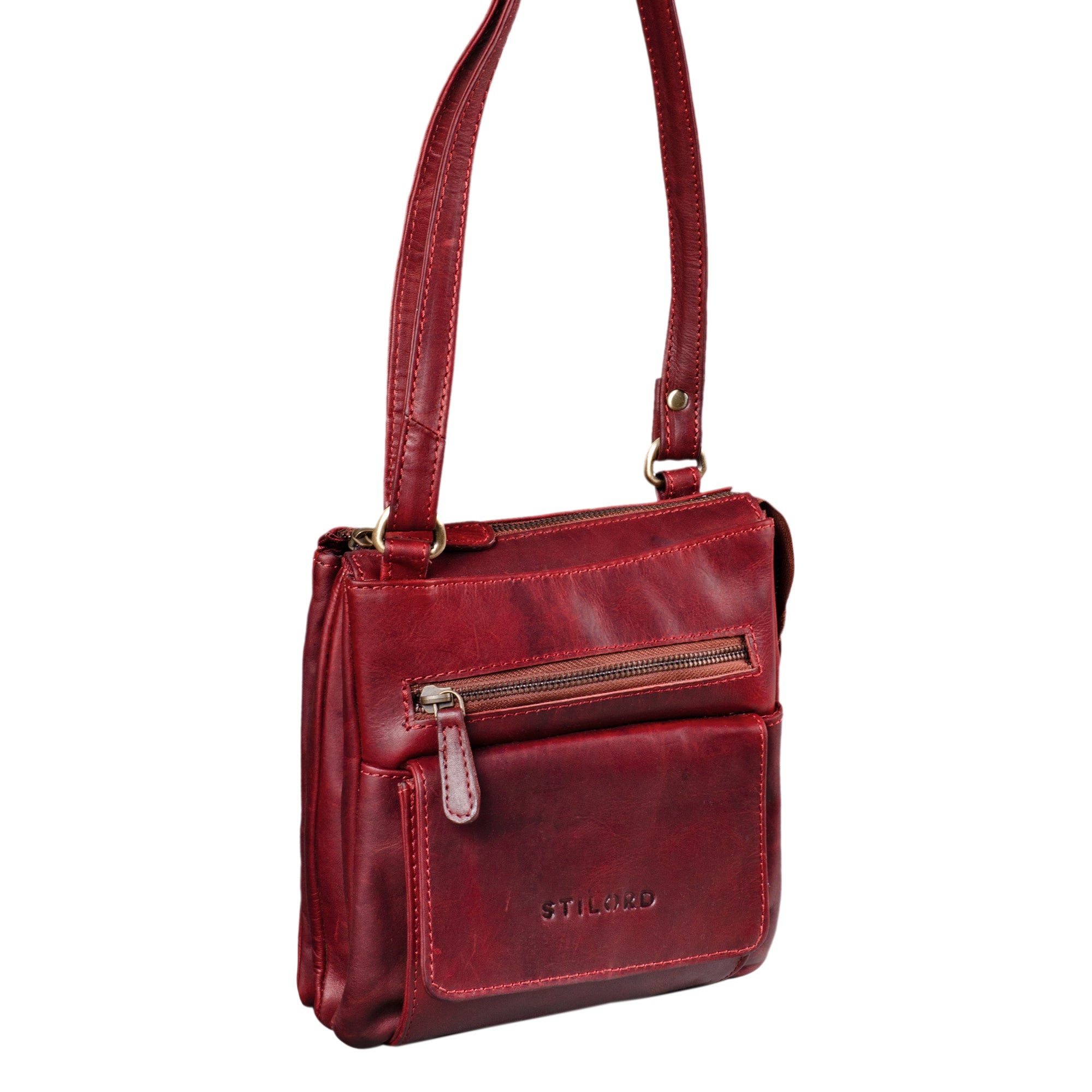 Ausgehtasche Leder Schultertasche Damen