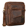 "Ryan" Crossbody Tasche Herren Leder zum Umhängen Vintage Ledertasche