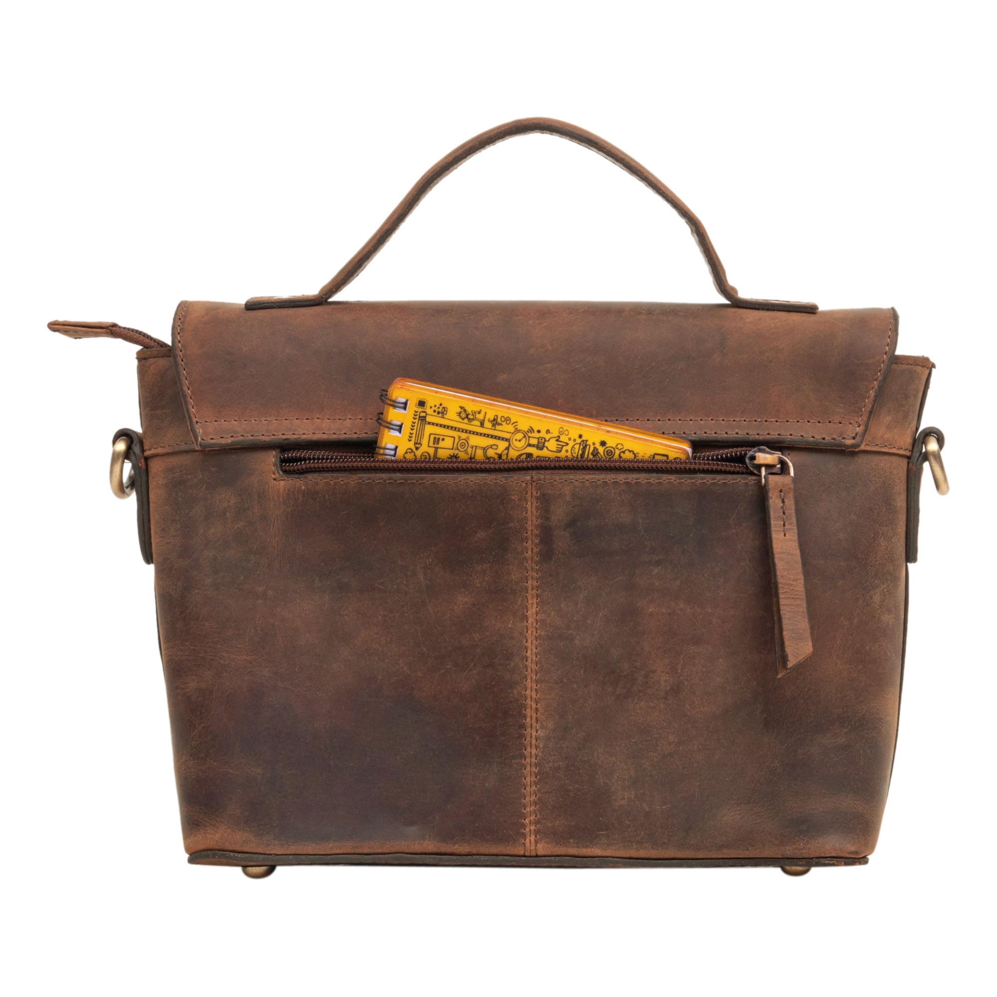 Leder Umhängetasche braun