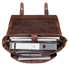 Herren Schultertasche Vintage Leder
