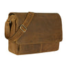 B-WARE "Lonzo" Vintage Umhängetasche echtes Büffel-Leder