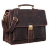 "Eros" Aktentasche Leder 15,6" Laptoptasche Businesstasche Echtleder