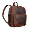 Rucksack braun Leder Mini Damen