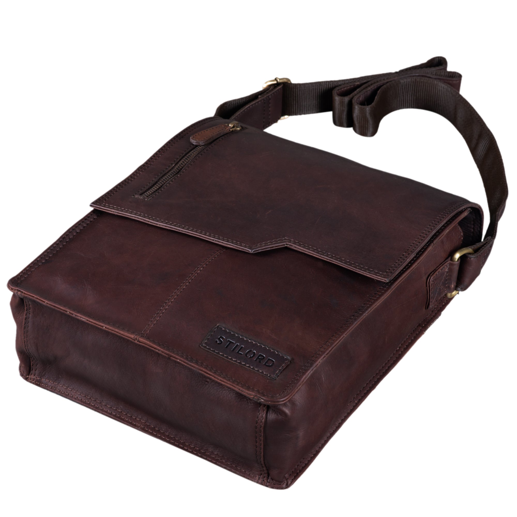 Vintage Ledertasche zum Umhängen für Männer