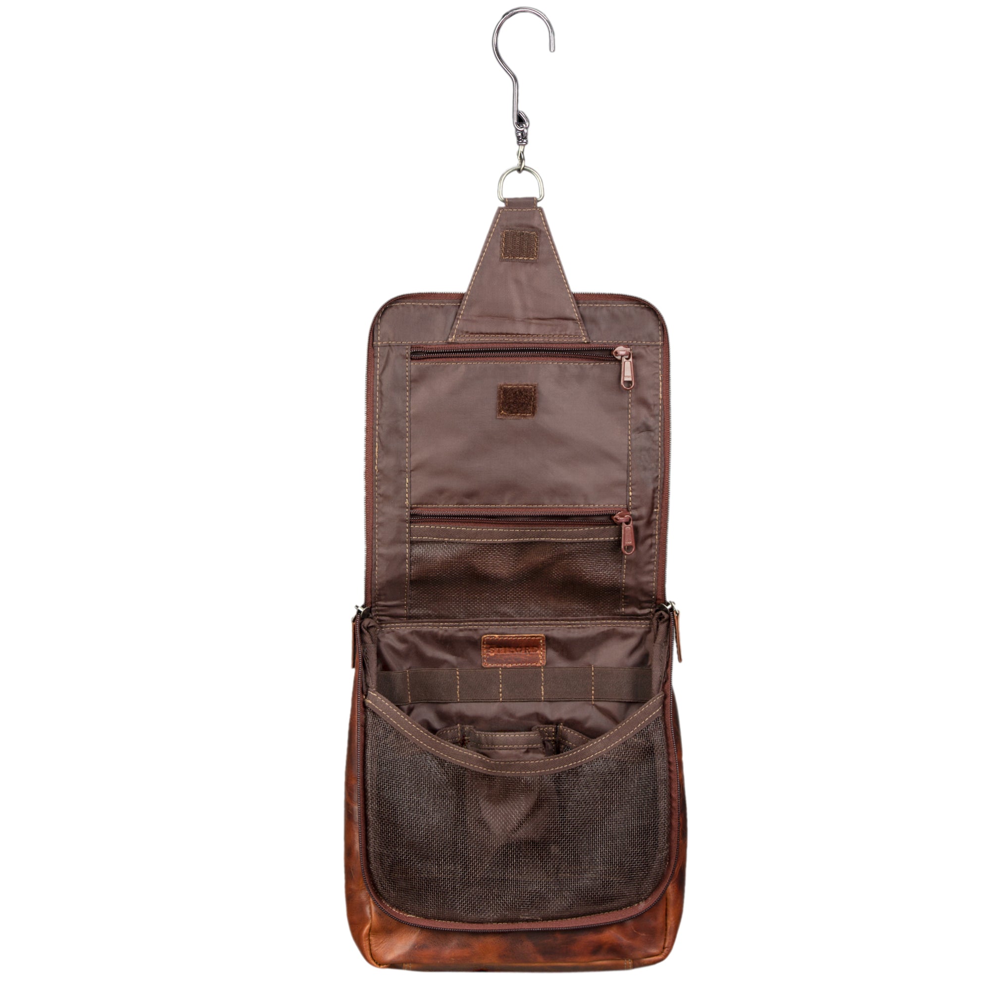 Kulturtasche aus Leder