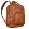 "Archibald" Lederrucksack mit Laptop-Fach 15,6 Zoll Damen und Herren