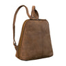 "Calla" Vintage Lederrucksack Damen Klein Daypack für 11 Zoll Tablet
