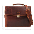 Leder Arbeitstasche Herren braun