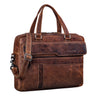 Herren Braun Bürotasche Leder Damen