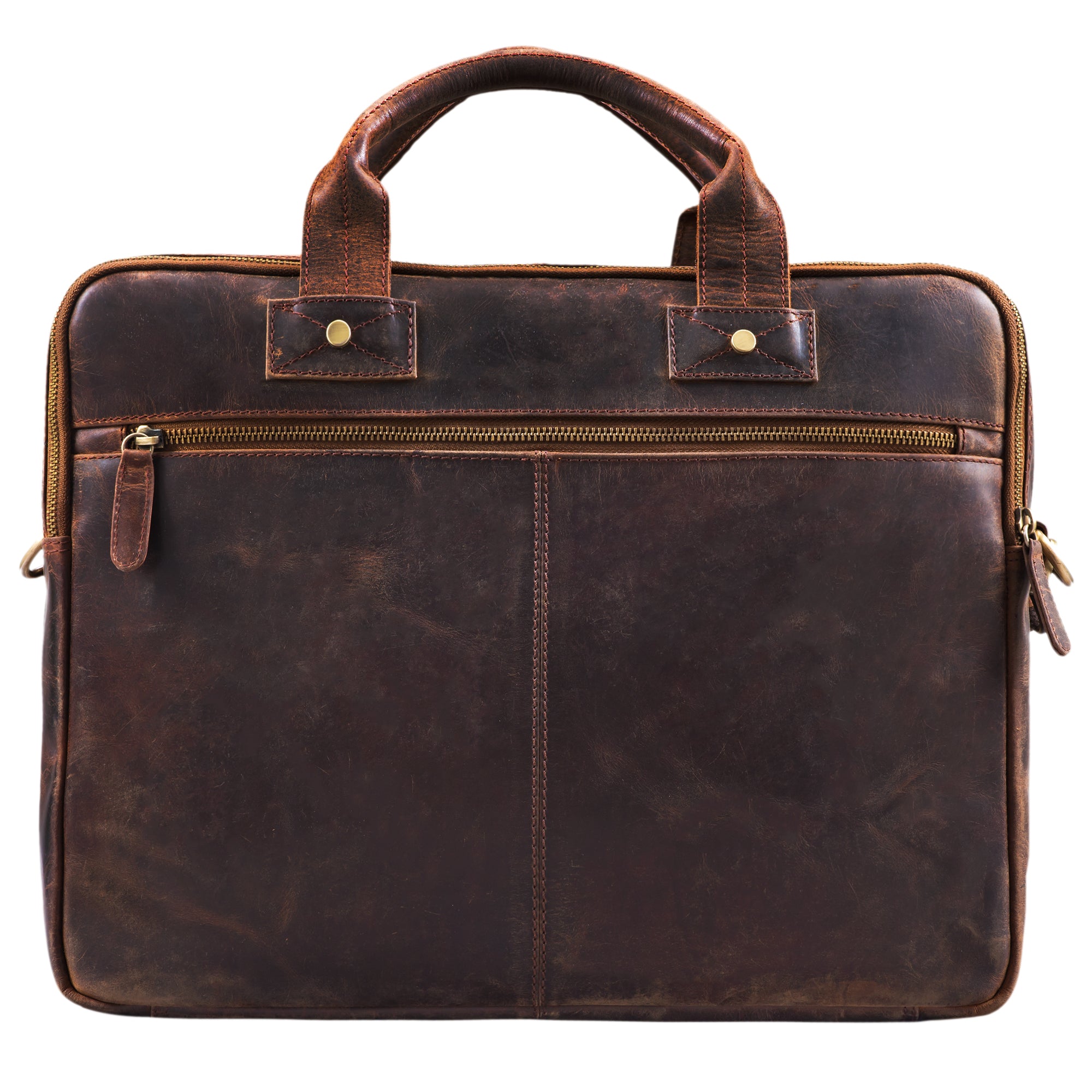 Braune Leder Aktentasche Business