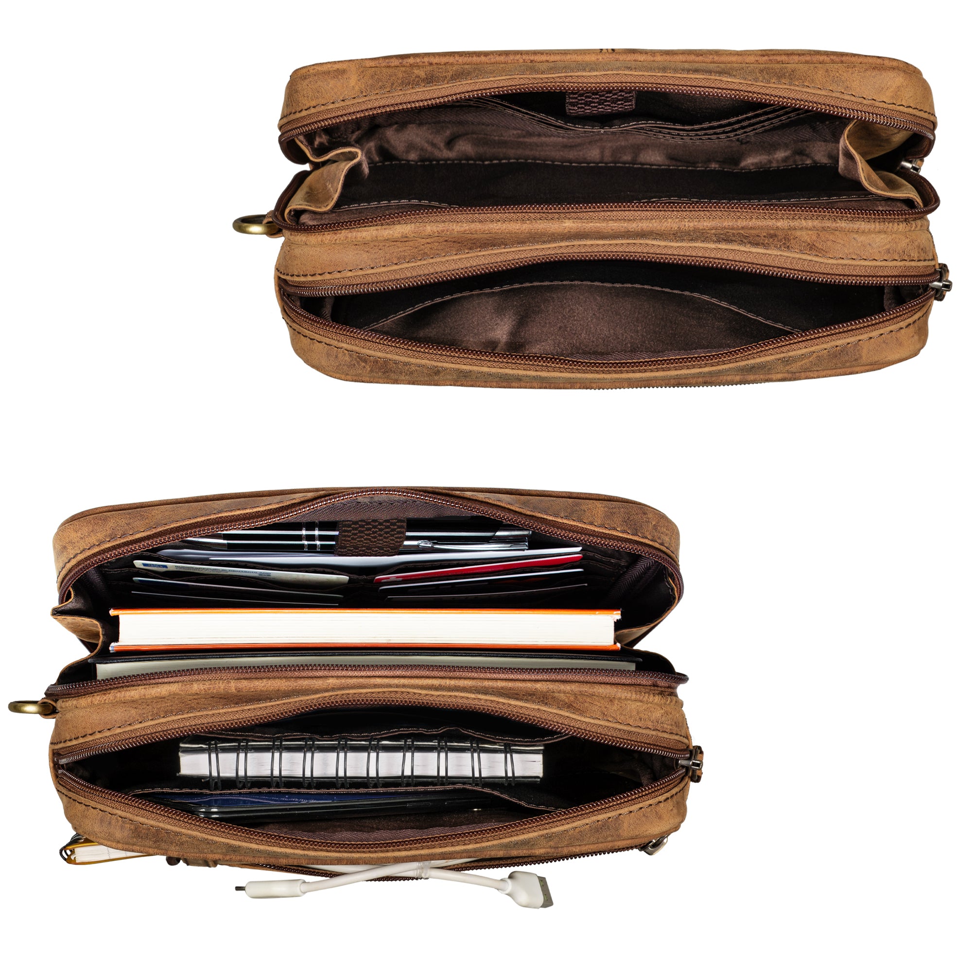 Business Handtasche für Herren aus Echtleder