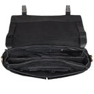 Aktentasche Leder Vintage schwarz