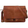 "Curtis" 15 Zoll Messenger Bag Leder
