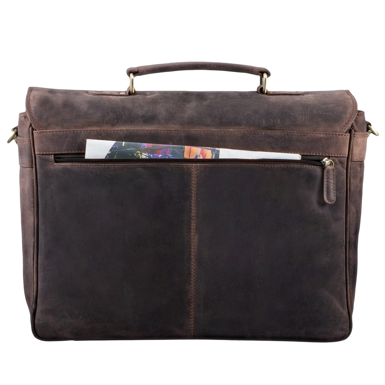 Ledertasche Business dunkelbraun