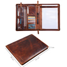 Hochwertige Business Ledermappe Vintage