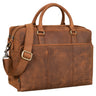 "Isaac" Leder Businesstasche Vintage