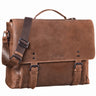 "Alfred" Vintage Aktentasche Leder 17 Zoll
