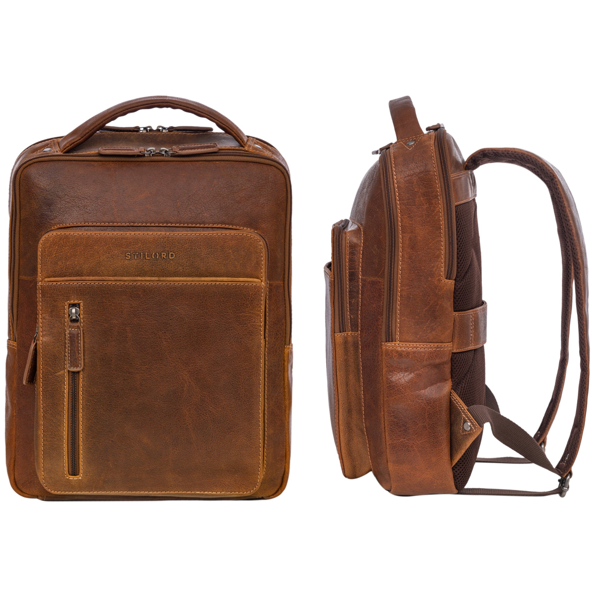 Daypack Groß Leder Damen Herren