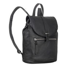 Kleiner Damenrucksack Leder schwarz