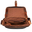 Braune Ledertasche Cross Body Vintage