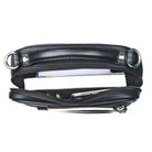 Leder Crossover Bag Herren schwarz
