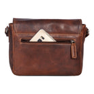 Handtasche Damen braun Echtleder