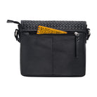 Kleine Leder Handtasche Damen schwarz