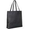 Damen Handtasche mittel Groß schwarz Glattleder