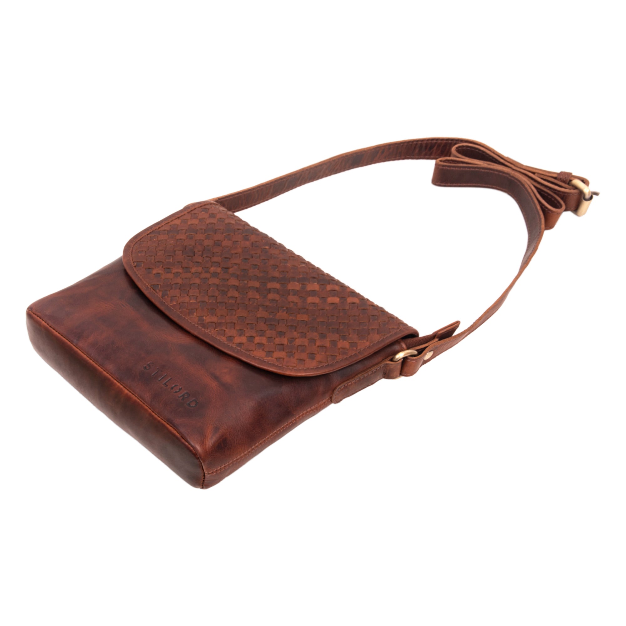 Leder Freizeittasche Umhängetasche Vintage