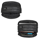 Lederrucksack Damen schwarz