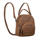 Retro rucksack leder braun