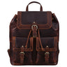 "Nora" Großer Lederrucksack Vintage für Damen und Herren