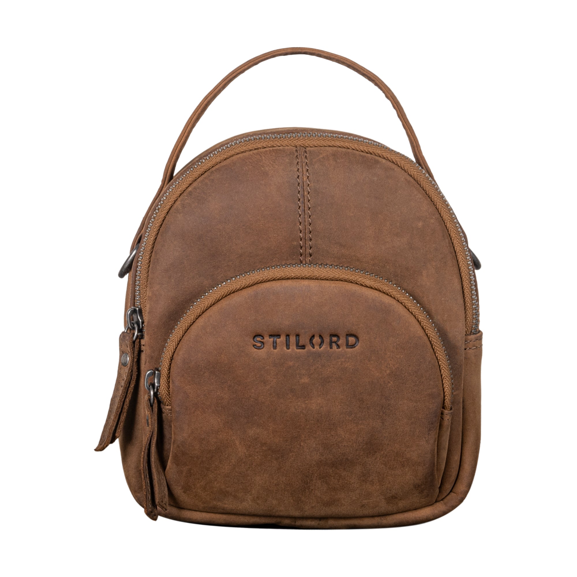 Rucksack vintage damen braun