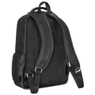 Lederrucksack Damen schwarz